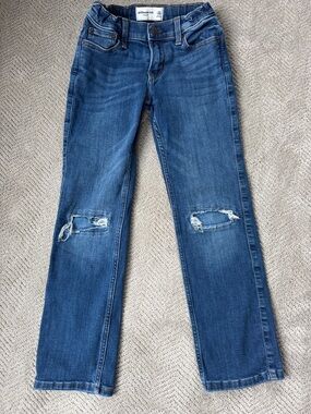 Boys Abercrombie Straight Jeans 7/8 Long